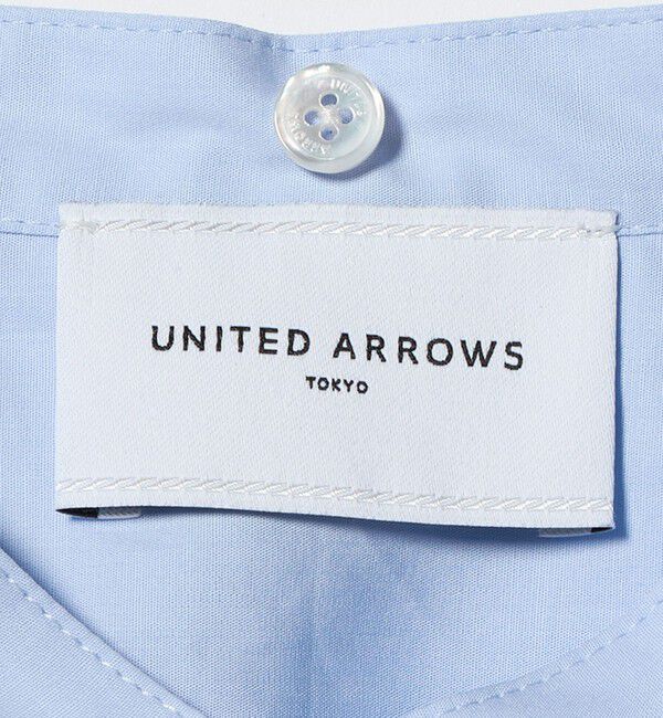 UNITED ARROWS「リボン ボウタイ チュニック シャツ」|シャツ・ブラウス|