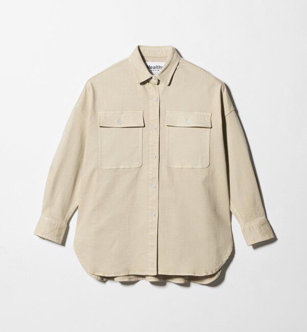 UNITED ARROWS green label relaxing「【別注】＜Healthy DENIM＞Almond ミドル デニム シャツ」|シャツ・ブラウス|