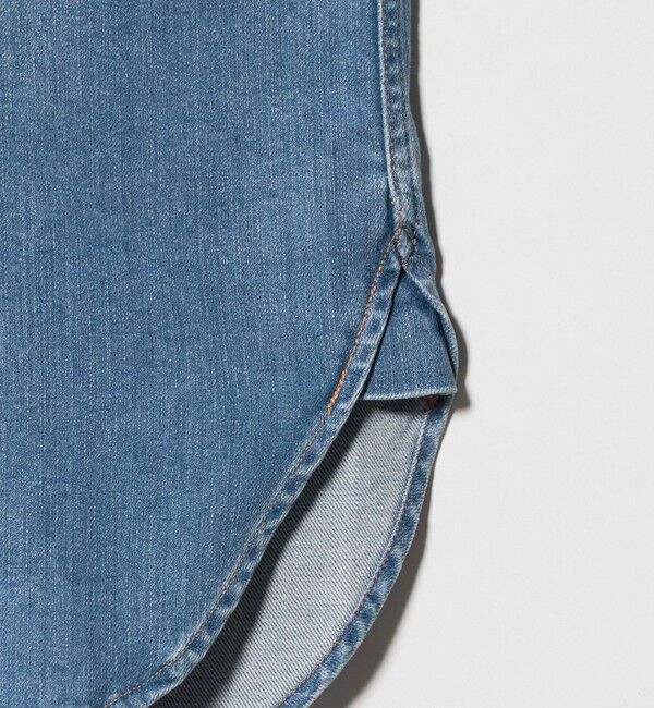 UNITED ARROWS green label relaxing「【別注】＜Healthy DENIM＞Almond ミドル デニム シャツ」|シャツ・ブラウス|