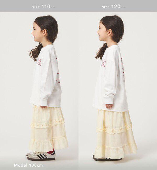 UNITED ARROWS green label relaxing「【別注】＜BOOK CLUB＞ロゴ ロングスリーブTシャツ / キッズ  110cm-130cm」|Tシャツ・カットソー|