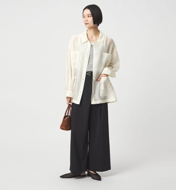 UNITED ARROWS green label relaxing「シアー 4ポケット ビッグ シャツ」|シャツ・ブラウス|