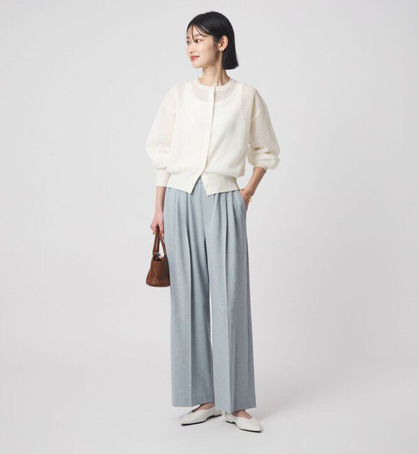 UNITED ARROWS green label relaxing「シアー フォルム カーディガン ウォッシャブル」|カーディガン|