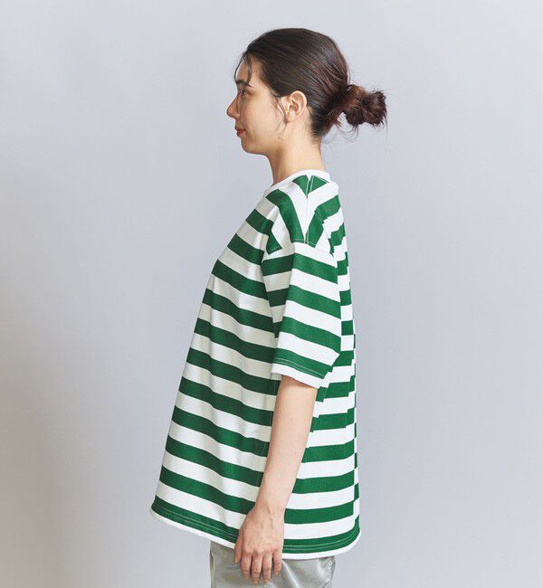 BEAUTY&YOUTH UNITED ARROWS「＜DAIWA PIER39＞ドローストリング ボーダー Tシャツ」|Tシャツ・カットソー|