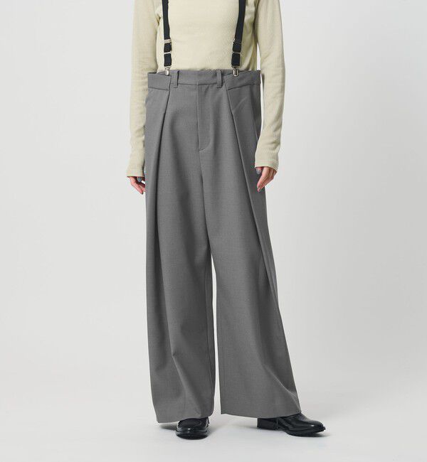 BEAUTY&YOUTH UNITED ARROWS「＜provoke＞サスペンダー タックパンツ」|その他|