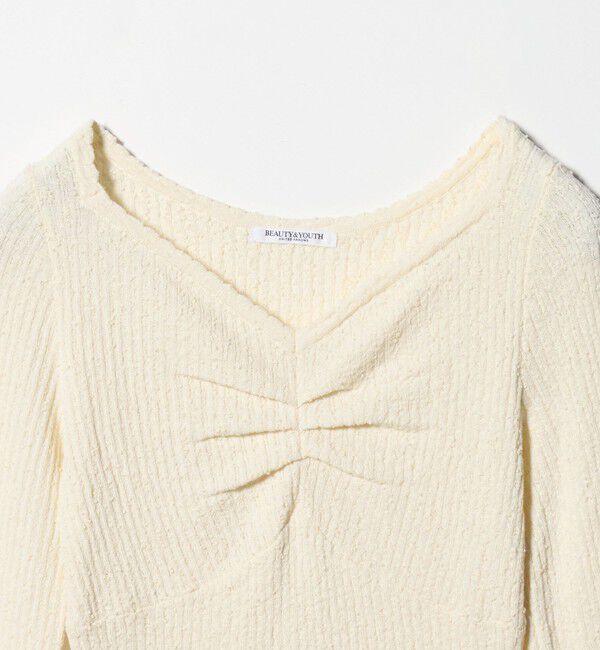 BEAUTY&YOUTH UNITED ARROWS「フロントタック リブニットプルオーバー」|ニット・セーター|