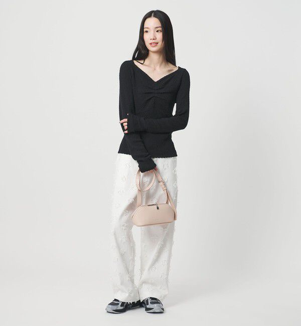 BEAUTY&YOUTH UNITED ARROWS「フロントタック リブニットプルオーバー」|ニット・セーター|