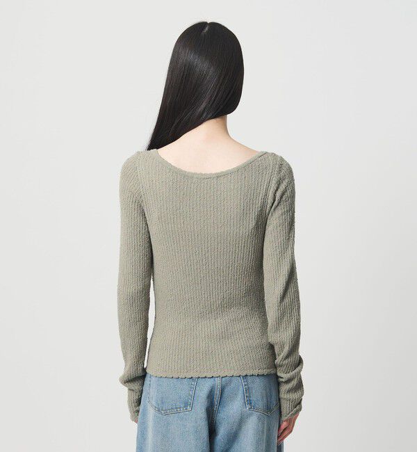 BEAUTY&YOUTH UNITED ARROWS「フロントタック リブニットプルオーバー」|ニット・セーター|