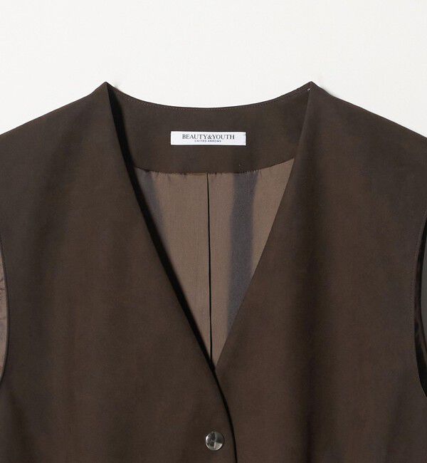 BEAUTY&YOUTH UNITED ARROWS「スエードライク ベスト」|ベスト・ジレ|