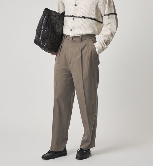 STEVEN ALAN「＜Steven Alan＞ グレース ツイル イン ツープリーツ ドレス トラウザーズII」|チノ|
