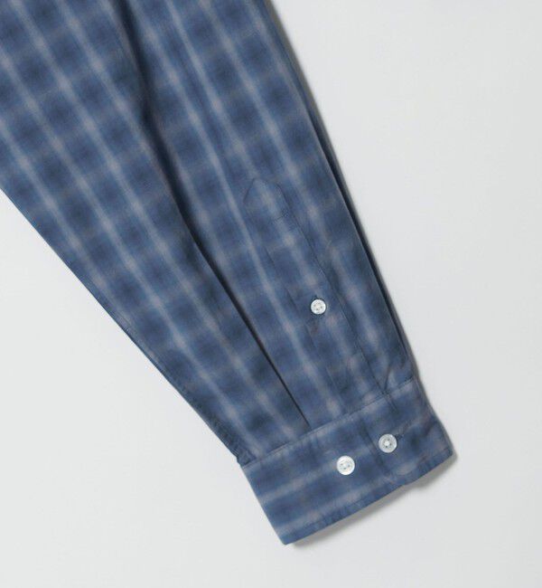 STEVEN ALAN「＜Steven Alan＞ C/L/S オンブレー チェック レギュラーカラー シャツ LOOSE」|シャツ・ブラウス|
