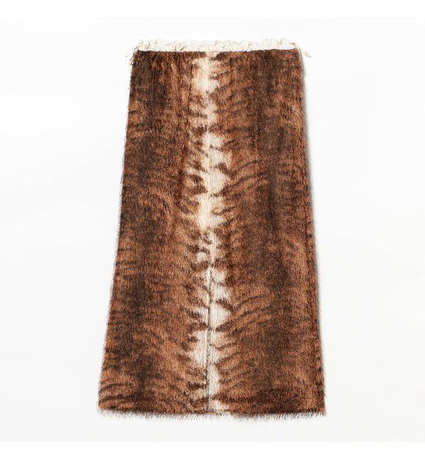 Ray BEAMS 「フリンジ ファー タイトスカート」|スカート|