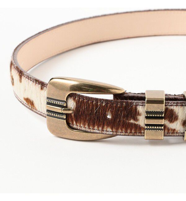 BEAMSBOY「25mm ハラコ ベルト」|ベルト|