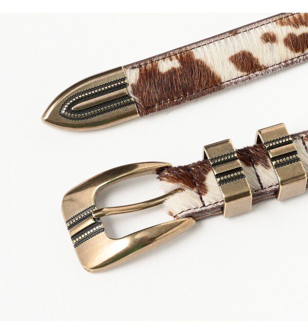 BEAMSBOY「25mm ハラコ ベルト」|ベルト|