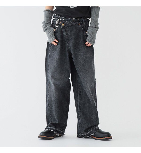 BEAMSBOY「【別注】Lee &times; maturely / デニム アシメ パンツ」|チノ|