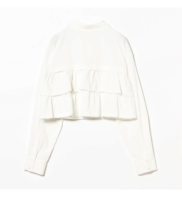 Ray BEAMS 「ティアードクロップド シャツ」|シャツ・ブラウス|