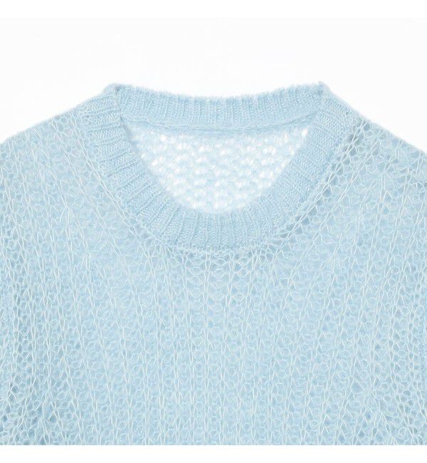 Ray BEAMS 「モヘヤ タッチ シアー クルーネック ニット」|ニット・セーター|