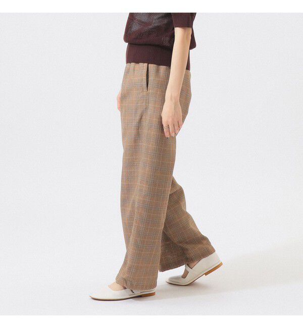 BEAMSBOY「【別注】Gramicci / チェック イージーパンツ」|チノ|