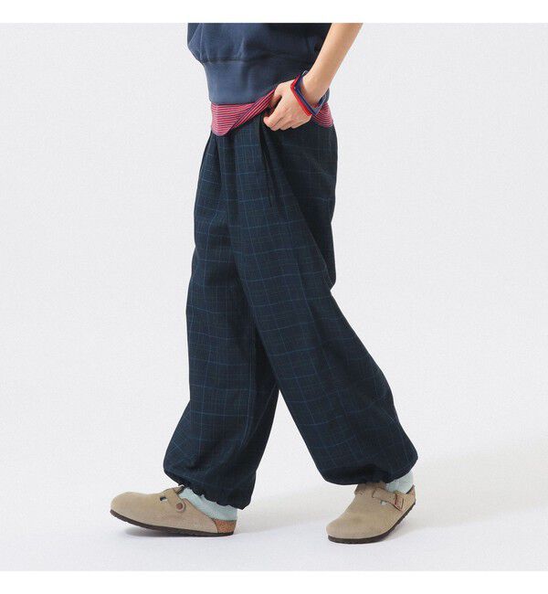 BEAMSBOY「【別注】Gramicci / チェック イージーパンツ」|チノ|