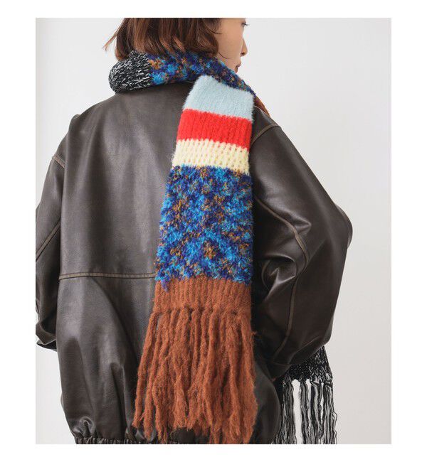 Ray BEAMS 「ミックス ニット マフラー」|マフラー|