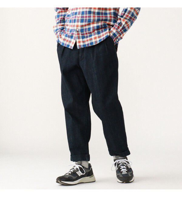 BEAMS PLUS「BEAMS PLUS / 2プリーツ デニム トラウザーズ」|その他|