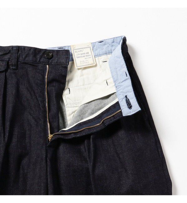 BEAMS PLUS「BEAMS PLUS / 2プリーツ デニム トラウザーズ」|その他|