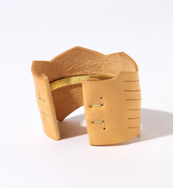 BEAMS「MOTORATORY&times;BEAMS PLUS / 別注 レザーバングル L」|ネックレス|