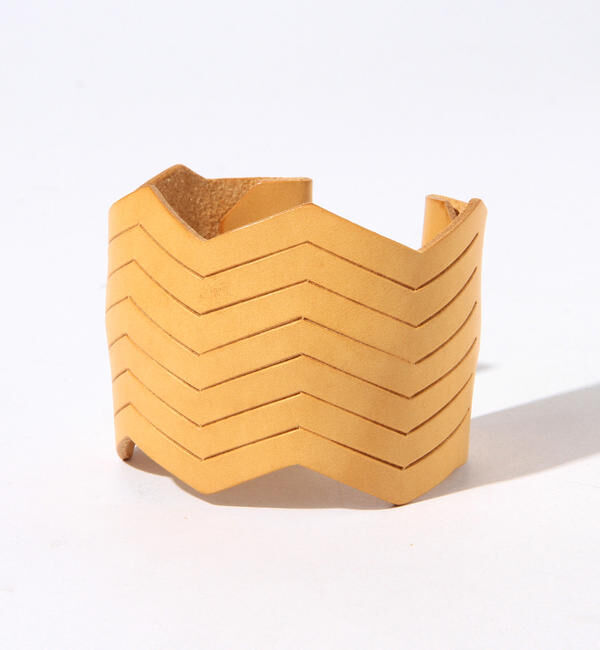 BEAMS「MOTORATORY&times;BEAMS PLUS / 別注 レザーバングル L」|ネックレス|