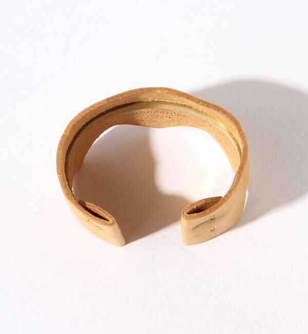 BEAMS「MOTORATORY&times;BEAMS PLUS / 別注 レザーバングル L」|ネックレス|