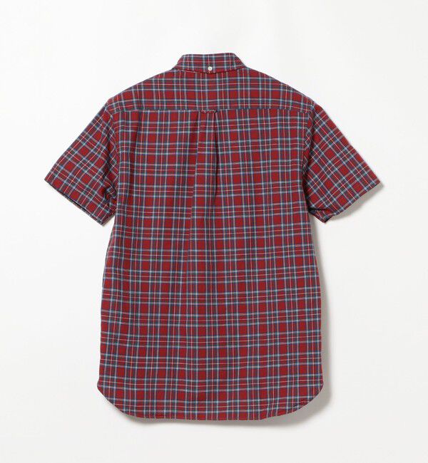 BEAMS「BEAMS PLUS / B.D. Short Sleeve Indigo Yarn Tartan Check」|シャツ・ブラウス|