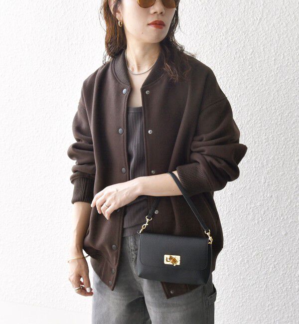 SHIPS any「【WEB限定】SHIPS any: バーシティ ジャケット 25AW」|ブルゾン・スタジャン|