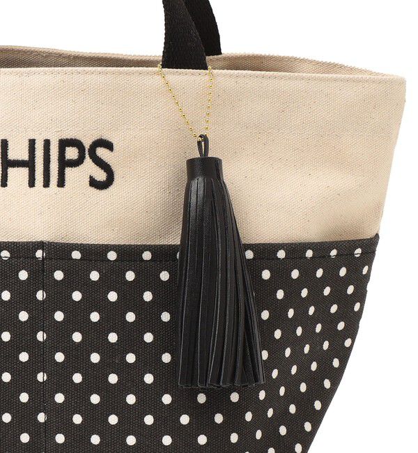 SHIPS for women「タッセル ポケット トートバッグ ドット」|トートバッグ|