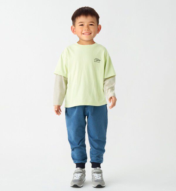 SHIPS Colors 「SHIPS Colors: 80～130cm / 〈洗濯機可能〉ストレッチ リブ パンツ◇」|その他|