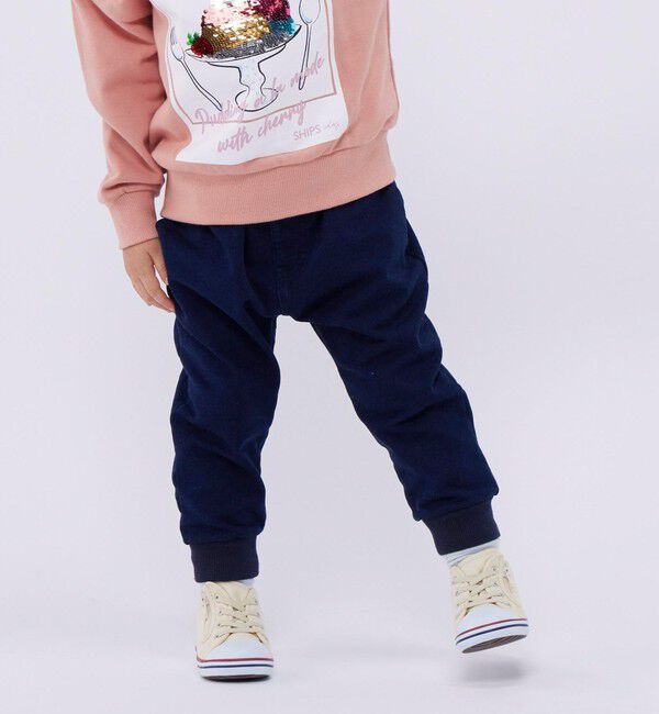 SHIPS Colors 「SHIPS Colors: 80～130cm / 〈洗濯機可能〉ストレッチ リブ パンツ◇」|その他|