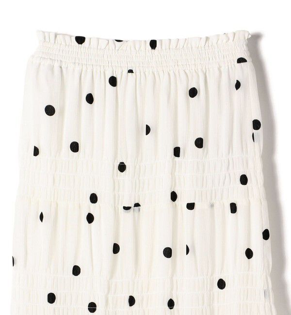 SHIPS for women「フロッキー ドット シャーリング スカート」|スカート|