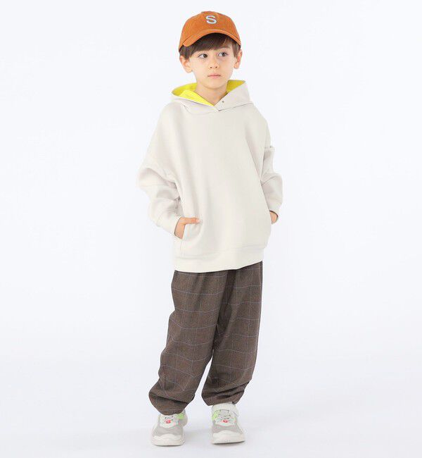 SHIPS KIDS「SHIPS KIDS:100～130cm /〈多機能〉ダブル ニット フード パーカー」|パーカー|