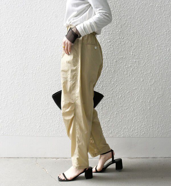 SHIPS any「SHIPS any:〈洗濯機可能〉エンボス ナイロン ワーク パンツ」|その他|