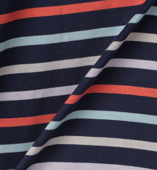 SHIPS KIDS「SHIPS KIDS:100～130cm / オーガニック コットン ボーダー TEE」|Tシャツ・カットソー|