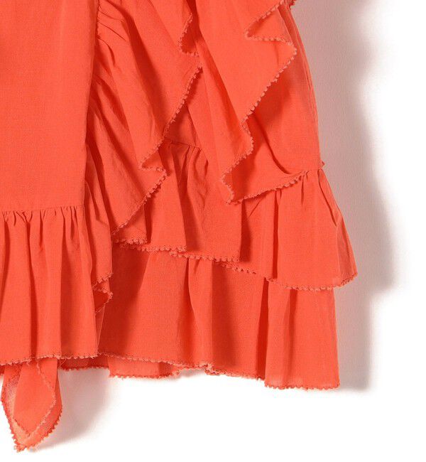 SHIPS for women「〈手洗い可能〉フリル ノースリーブ ブラウス ◇」|シャツ・ブラウス|