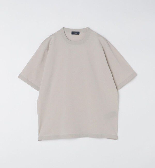 SHIPS「SHIPS:〈 洗濯機可能〉18ゲージ ポリエステル ライト リラックス ニット Tシャツ」|Tシャツ・カットソー|