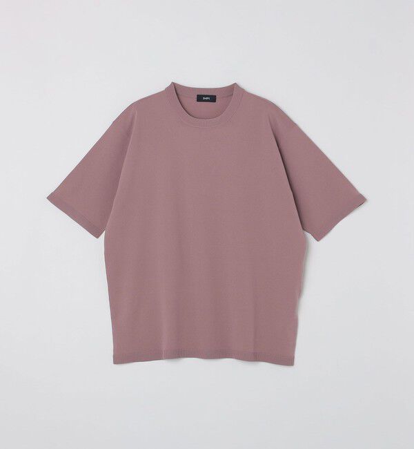 SHIPS「SHIPS:〈 洗濯機可能〉18ゲージ ポリエステル ライト リラックス ニット Tシャツ」|Tシャツ・カットソー|