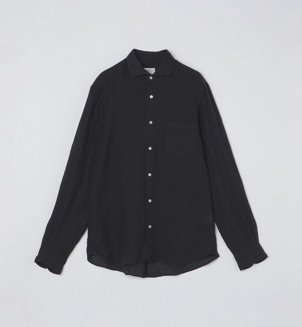 SHIPS Colors 「SHIPS Colors:〈洗濯機可能〉リネン セミワイドカラー シャツ」|シャツ・ブラウス|