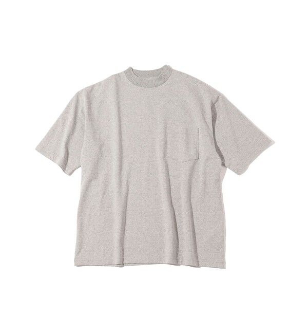 SHIPS「Southwick: Gate Label BO&rsquo;SUN ネック Tシャツ」|Tシャツ・カットソー|グレー