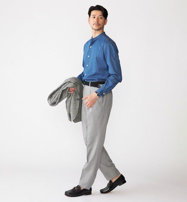 SHIPS「SHIPS: ラグジュアリー CANONICO社製生地 ウール スラックス」|スラックス|