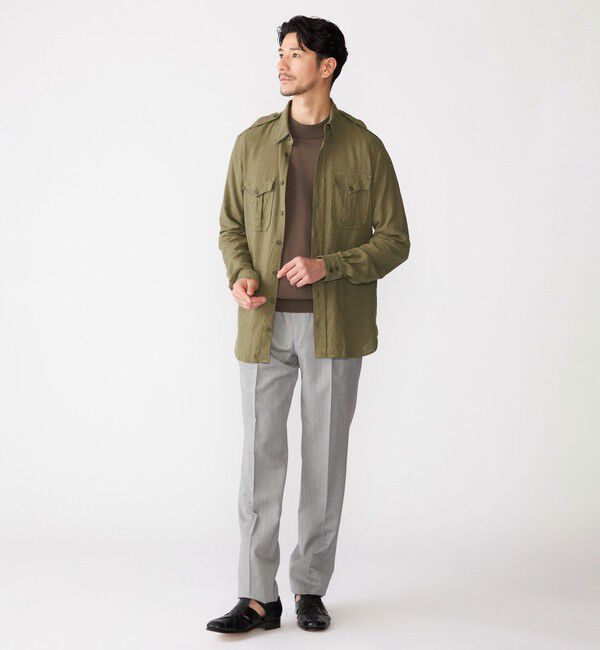 SHIPS「SHIPS: ラグジュアリー CANONICO社製生地 ウール スラックス」|スラックス|