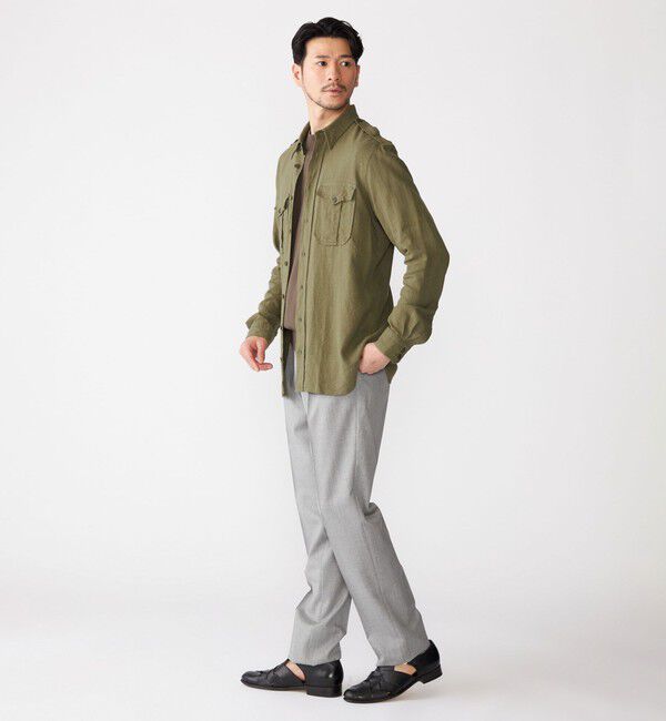 SHIPS「SHIPS: ラグジュアリー CANONICO社製生地 ウール スラックス」|スラックス|