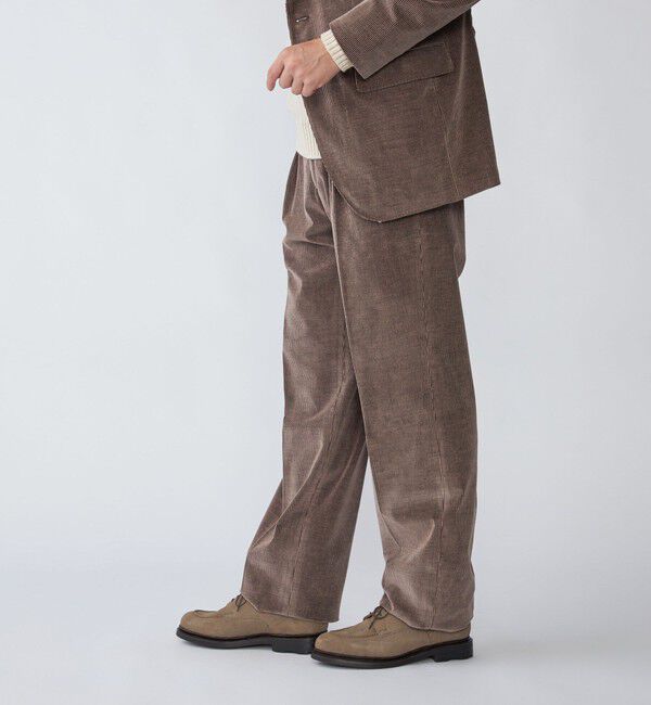 SHIPS「【SHIPS別注】CARUSO: コーデュロイ トラウザーズ」|スラックス|
