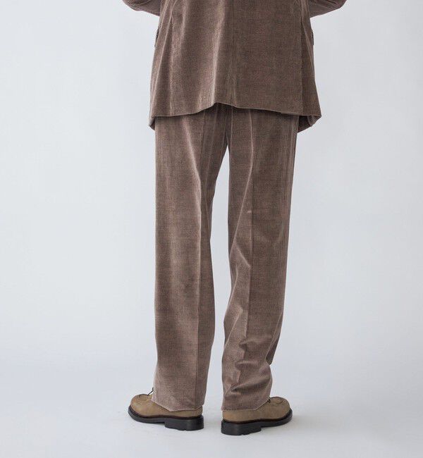 SHIPS「【SHIPS別注】CARUSO: コーデュロイ トラウザーズ」|スラックス|