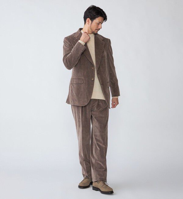 SHIPS「【SHIPS別注】CARUSO: コーデュロイ トラウザーズ」|スラックス|