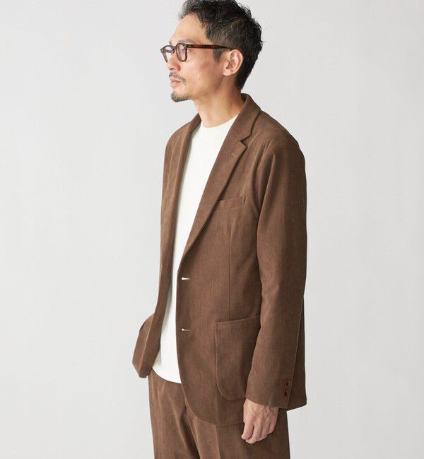 SHIPS「SHIPS: 〈セットアップ対応〉トリコット コーデュロイ 2B ジャケット」|テーラードジャケット|
