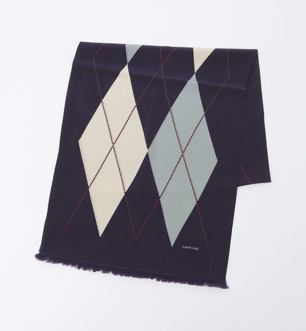 SHIPS「【SHIPS別注】FratelliLuigi: アーガイル チェック ストール」|ストール|